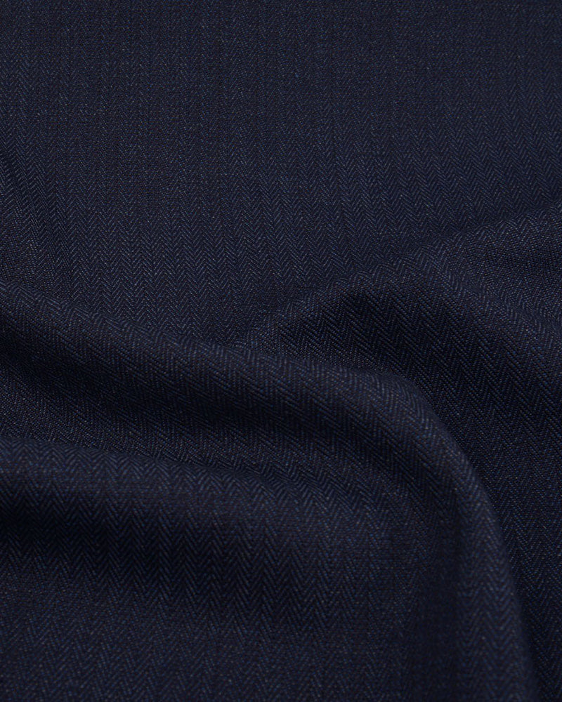 Noragi in Indigo-Fischgrät