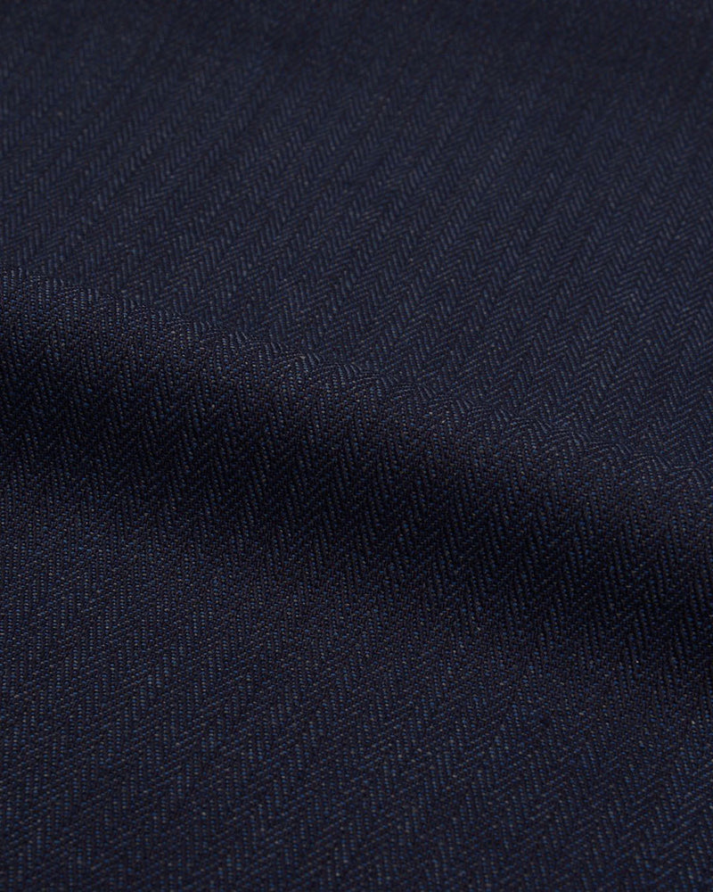 Noragi in Indigo-Fischgrät