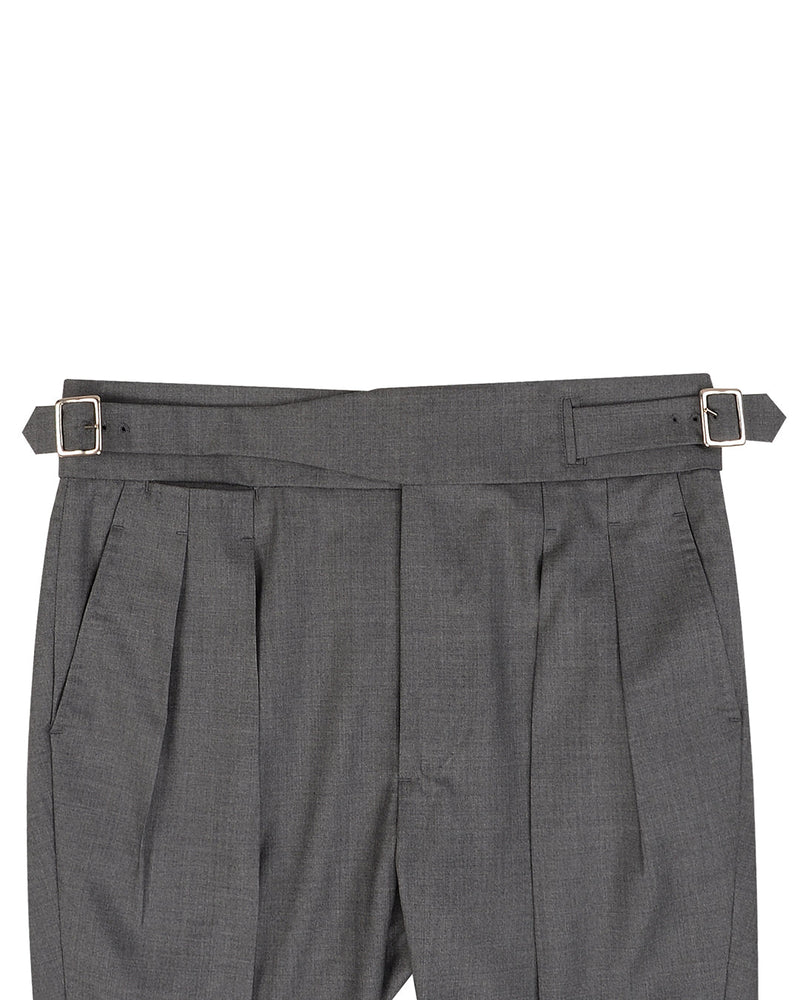 VBC 100 % Wolle: Grauer Twill