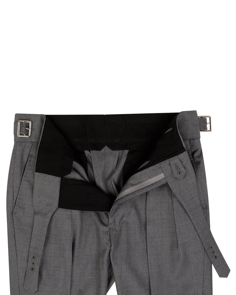 VBC 100 % Wolle: Grauer Twill