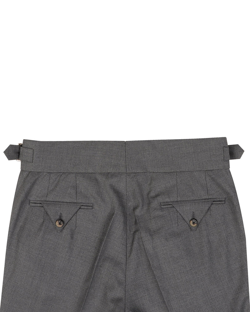 VBC 100 % Wolle: Grauer Twill