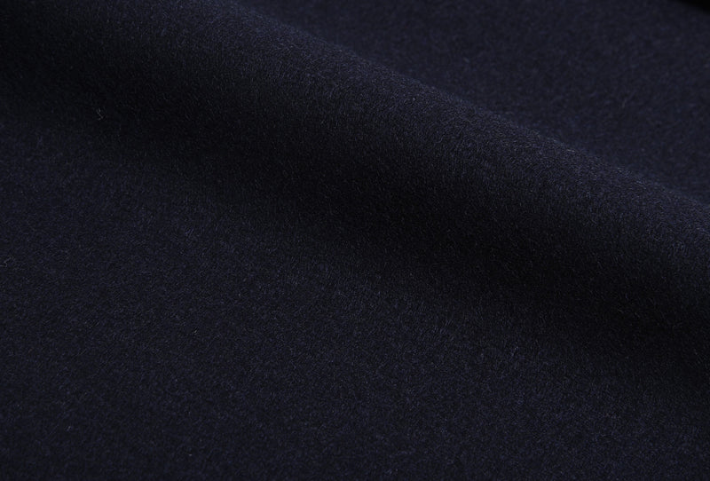 Plissierte Flanellhose Vitale Barberis Canonico in Dunkelmarineblau