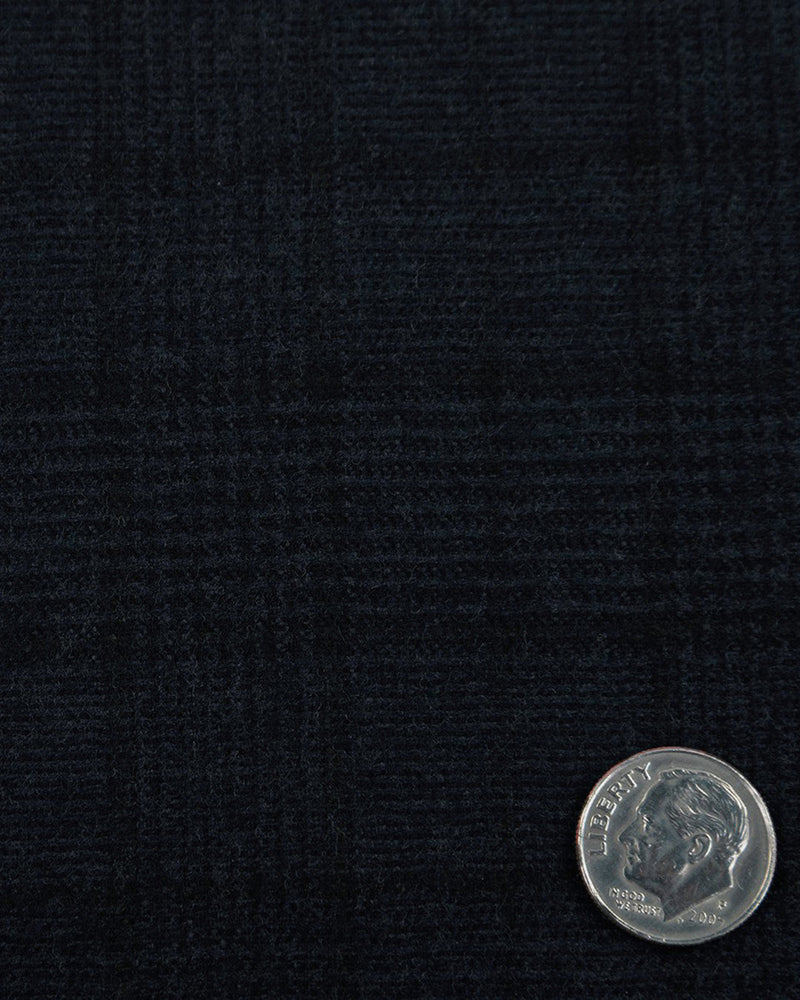 Pantalon à carreaux bleu foncé VBC