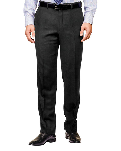 Waschbare Wollhose: Einfarbiges Anthrazitgrau