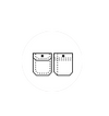 Hidden Internal Product: LEFT POCKET Standard Styles