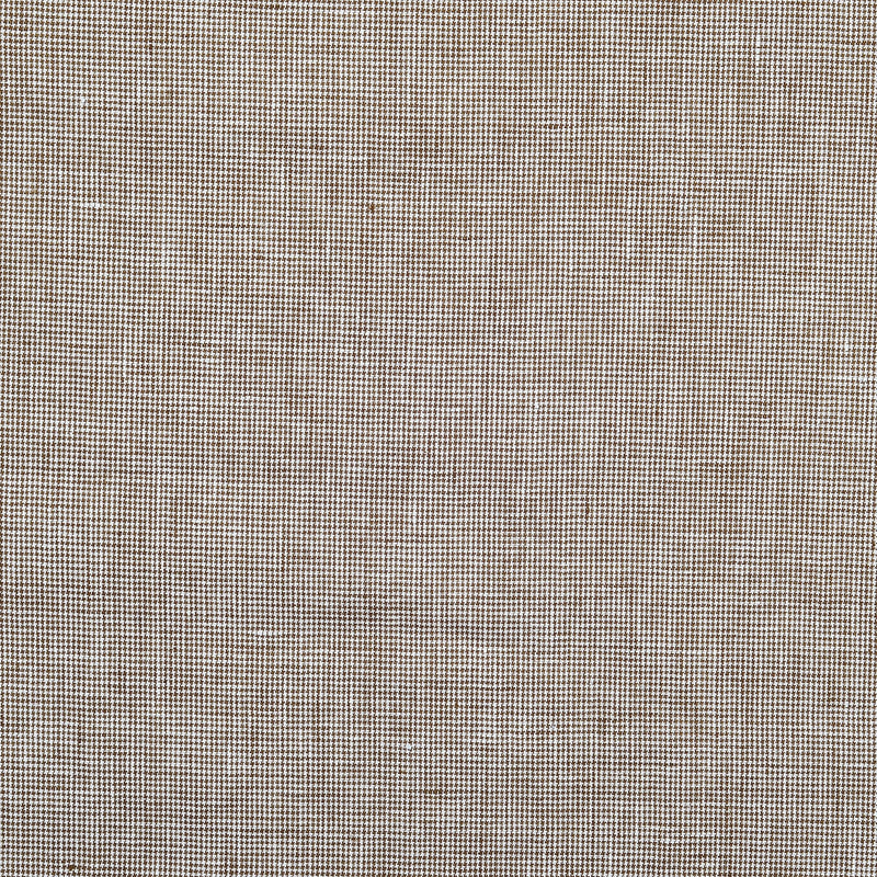 Chemise en lin : Mini-chemise pied-de-poule marron et blanche