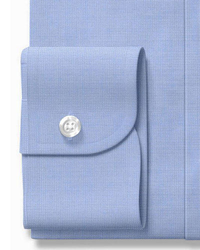 Chemise bleue bout à bout
