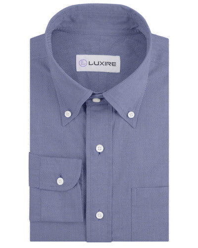 Chemise de travail en flanelle sergée bleue