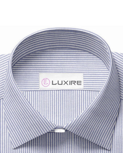 Classic Oxford: Navy University Stripes