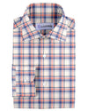 Blue Orange Tartan Checks On Yellow
