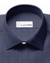 Canclini Blues: Chambray mit blauen Streifen