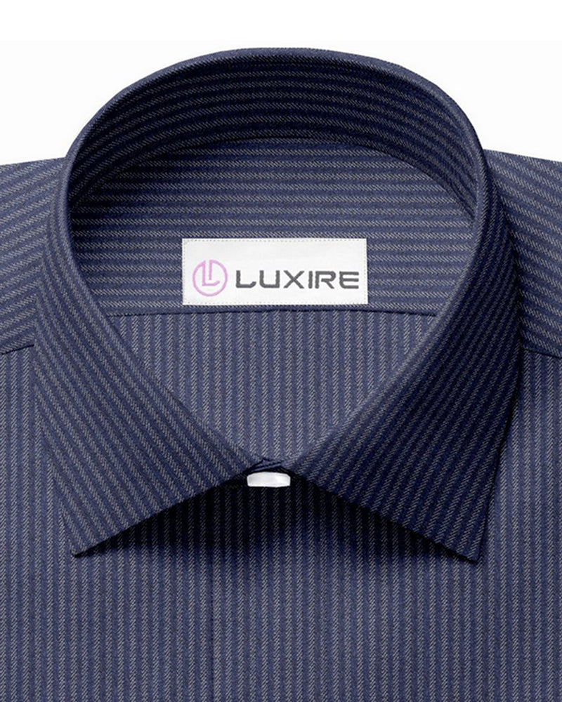 Canclini Blues: Chambray mit blauen Streifen