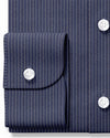 Canclini Blues: Chambray mit blauen Streifen