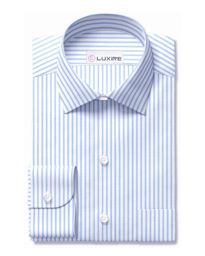 Canclini Squire : Rayures bleu clair