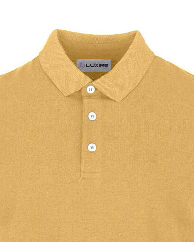 Canclini Ande: T-Shirt in Mattgelb