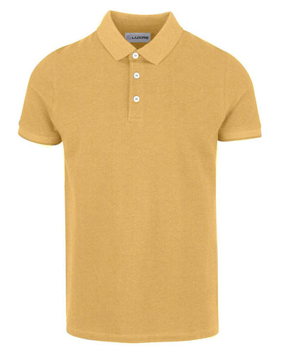 Canclini Ande: T-Shirt in Mattgelb