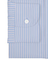 Carlo Riva White Blue Bengal Stripes