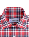 Bright Red Blue Madras Checks
