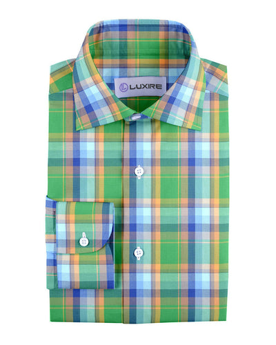 Grün, Gelb, Blau, Schottenkaros, Twill