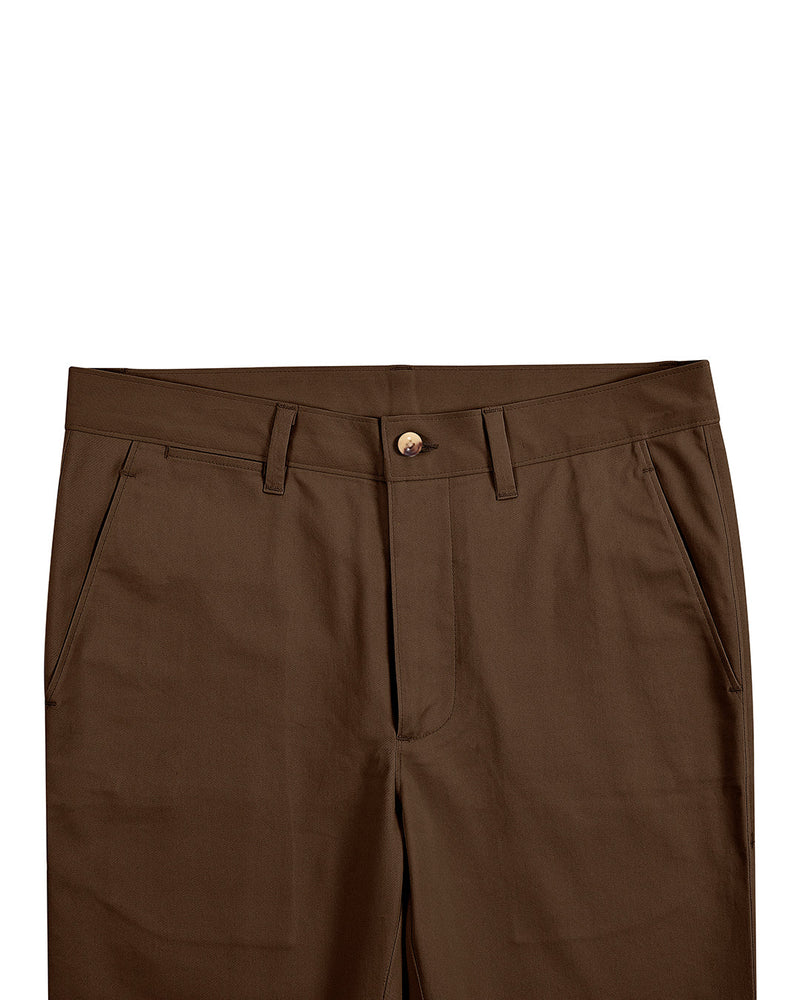 Pantalon chino Genoa marron café