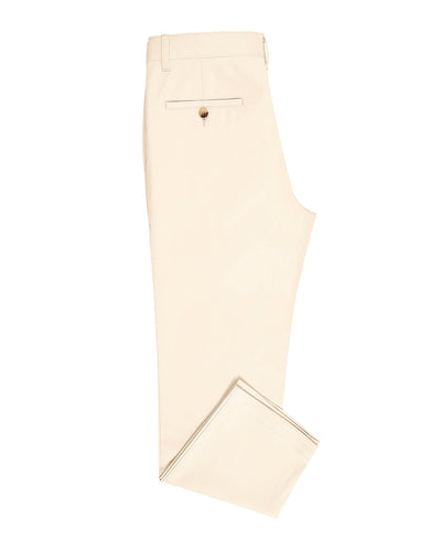 Genua Chino Hose Elfenbein Creme