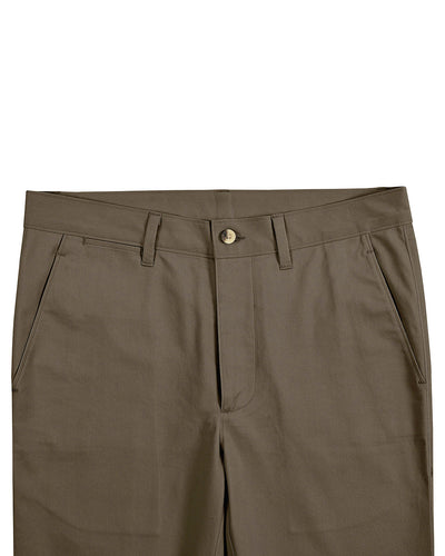 Genua Chino Hose Khaki Braun
