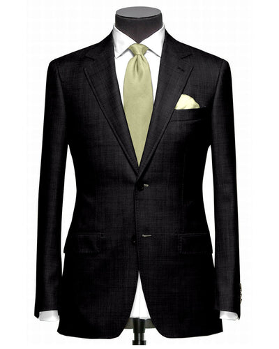 Veste à carreaux noirs en laine fine Dugdale