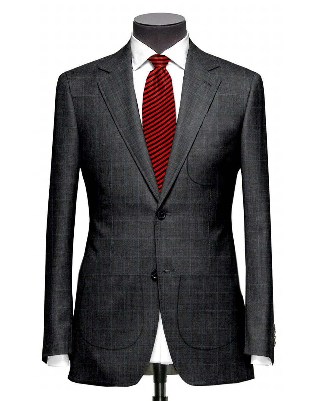 Dugdale Royal Classic: Grey Windowpane Jacket