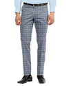 Dugdale Ecru LT Blue Check mit Navy Overcheck