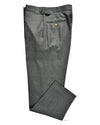 Pantalon habillé en flanelle de laine gris cendré Dugdale