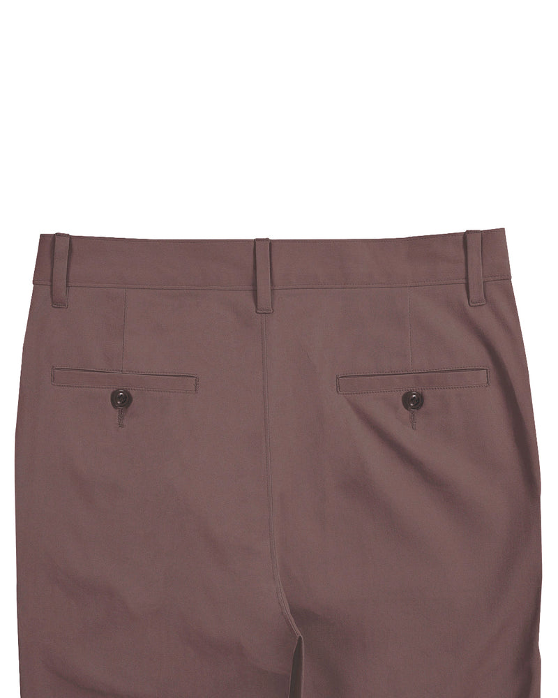 Pantalon chino Genoa marron châtaigne