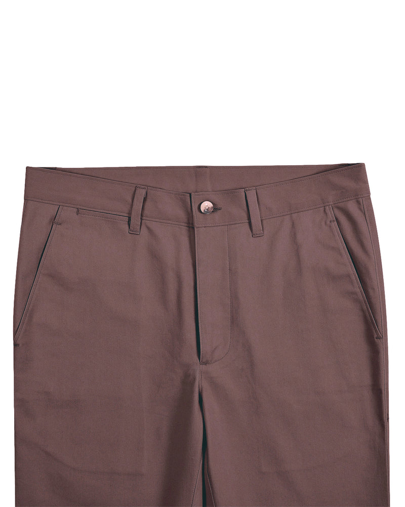 Pantalon chino Genoa marron châtaigne