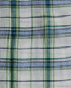 Kaschmirschal – Grün-Blau-Creme-Karo