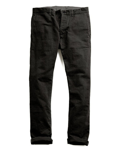 Mitternachtsgraue Twill-Hose