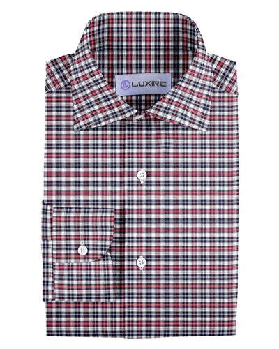 Tattersall Madras noir marron
