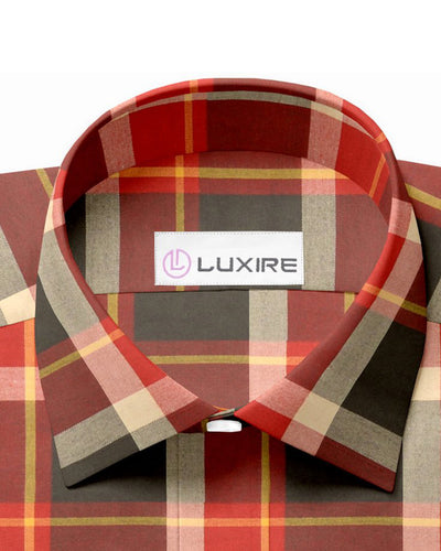 Olivgrüner Tartan