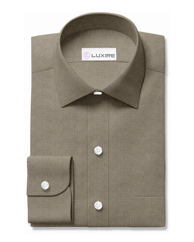 Coton-lin-marron clair