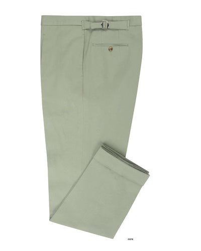 Pantalon en sergé vert laurier