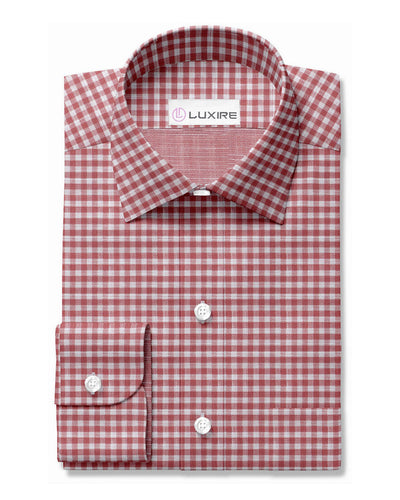 Été doux et lumineux : Chambray à mini-carreaux vichy rouges et blancs