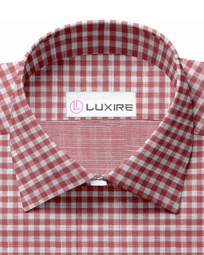Été doux et lumineux : Chambray à mini-carreaux vichy rouges et blancs