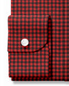Flanelle à carreaux berger rouge et noir