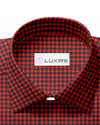 Flanelle à carreaux berger rouge et noir