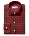 Flanelle à carreaux berger rouge et noir