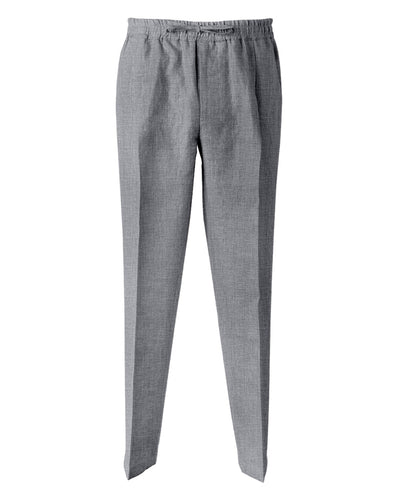 Loro Piana: Hellgraue Wollhose mit Kordelzug