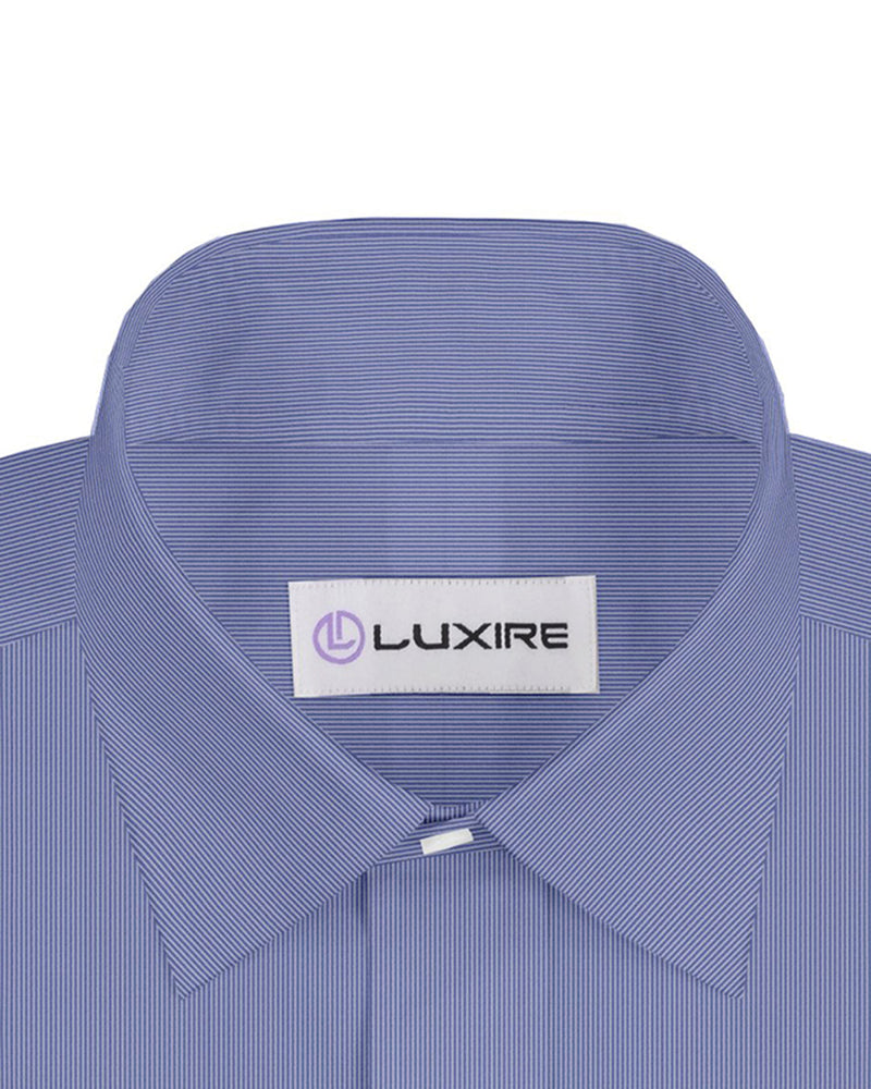 Robe bleue à rayures, chemise de tous les jours