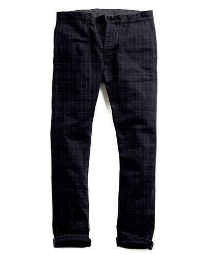 Loro Piana : Carreaux Tartan Bleu Foncé