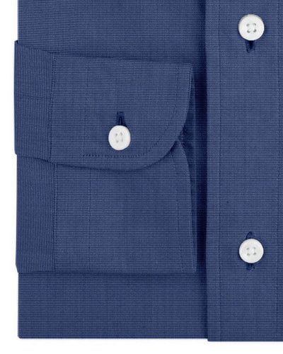 Chemise bleuet à bout rond
