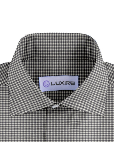 Albini: Grauer Gingham