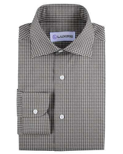 Albini: Grauer Gingham