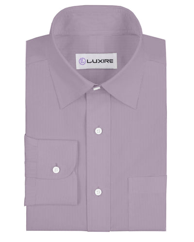 Coton Poly : Rayures fines texturées violettes